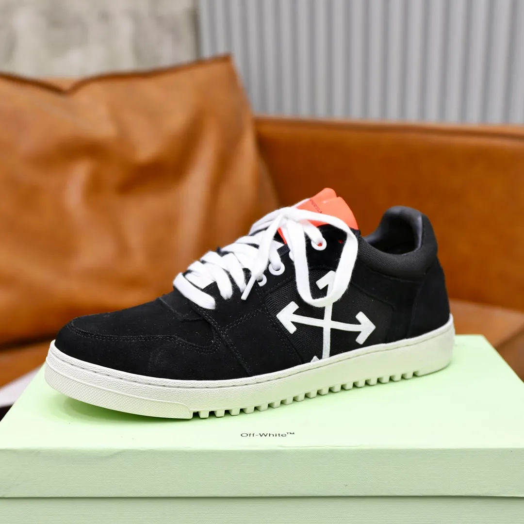Men's shoes: 462💰💶【off-white】👫 Original one-to-one replica, high-end quality🥳The latest model has not been listed on the official website yet, the top version. Fabric: Imported original leather splicing Lining: Imported breathable mesh Outsole: Original rubber soft, light and wear-resistant Outsole Male 38-44 (customized for 45 and 46)